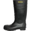 Unisex Metal Safety Wellingtons, Size 11, Black, Polyurethane/Rubber Upper, Steel Toe Cap, S5, SRC, EN ISO 20345:2004 thumbnail-0