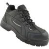 Unisex Safety Trainers, Size 7, Black, Leather Upper, Steel Toe Cap, S3, EN ISO 20345:2011 thumbnail-0