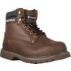 Unisex Safety Boots Size 13, Brown, Leather, Steel Toe Cap thumbnail-0