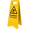 Trip Hazard A-Frame Caution Sign 300mm x 620mm thumbnail-0