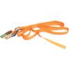 4.5m x 25mm, Load Strap-Plain End, 800kg Load Capacity, Orange thumbnail-0