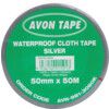 Duct Tape, Polyethylene Coated Cloth, Silver, 50mm x 50m thumbnail-2