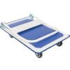 Folding Trolley, Plastic/Steel, 300kg, 2 x Swivel Castors/Fixed Castors, 610mm x 140mm x 910mm thumbnail-1