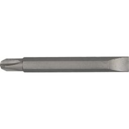 Screwdriver Bits: Double-Ended 1/4" Hex Bits - Crosspoint x Slotted thumbnail-0