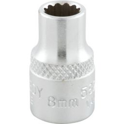 3/8" Bi-Hexagonal Standard Length Sockets, Metric thumbnail-3