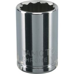 3/8in. Square Drive Bi-Hexagon Standard Length Sockets, Metric thumbnail-1