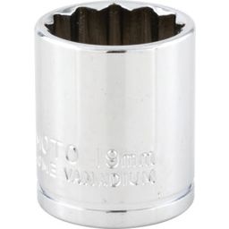 3/8in. Square Drive Bi-Hexagon Standard Length Sockets, Metric thumbnail-2