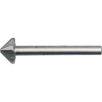 90°, Countersink, 3/8in., Straight Shank, 6 fl, Cobalt High Speed Steel