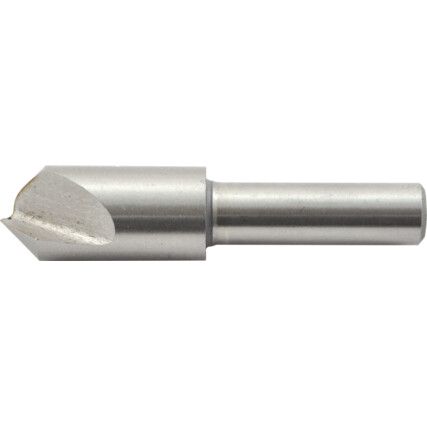 90°, Countersink, 3/4in., Straight Shank, 1 fl, High Speed Steel