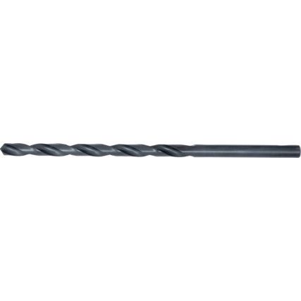 L100, HSS Long Series Drill, 7mm, Straight Shank, High Speed Steel, Steam Tempered