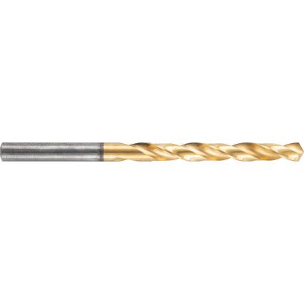 Jobber Drill, 6.1mm, Normal Helix, High Speed Steel, TiN