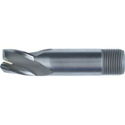 Series 32, Short Slot Drill, 6mm, 3fl, Threaded Shank, Cobalt High Speed Steel, Uncoated