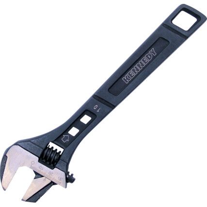 Adjustable Spanner, Steel, 12in./300mm Length, 35mm Jaw Capacity