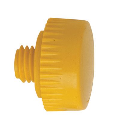 50mm Nylon Hammer Face, Hard, Yellow