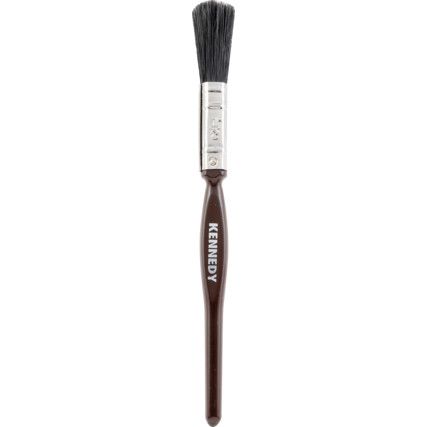 1/2in., Flat, Natural Bristle, Paint Brush, Handle Plastic