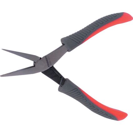 Needle Nose Pliers, Micro, Flat, High Carbon Alloy Steel, 130mm