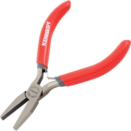 Needle Nose Pliers, Smooth, Steel, 125mm