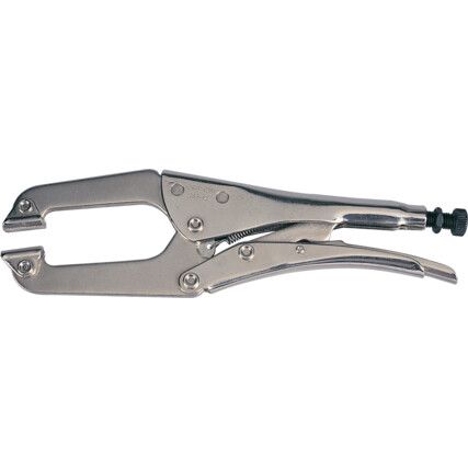 4in./100mm Locking Clamp, Steel Jaw, Ergonomic Handle