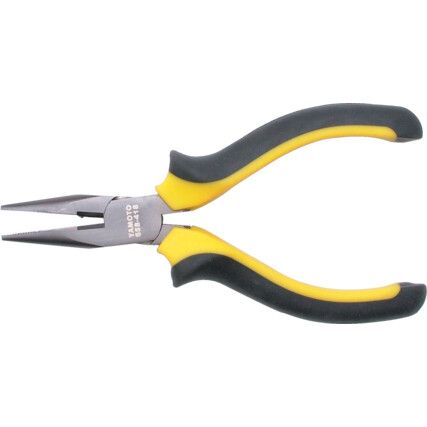 Needle Nose Pliers, Smooth, Steel, 135mm