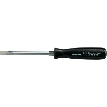 Mechanics Flat Head Screwdriver Slotted 6.5mm x 100mm