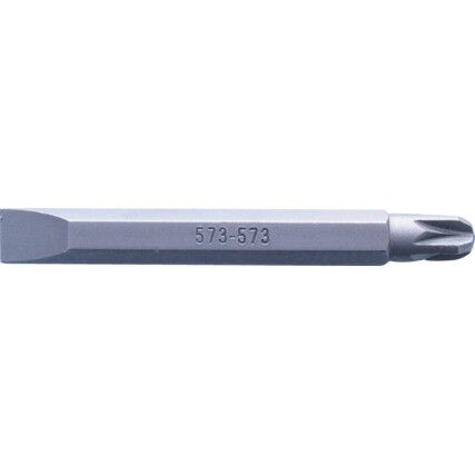 Screwdriver Bit, 7.0/No.3, Pozi, 1/4" Hex