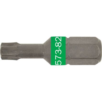 Screwdriver Bit, TX25, Torx, 1/4" Hex