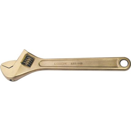 Single End, Non-Sparking Adjustable Spanner, 200mm, Metric