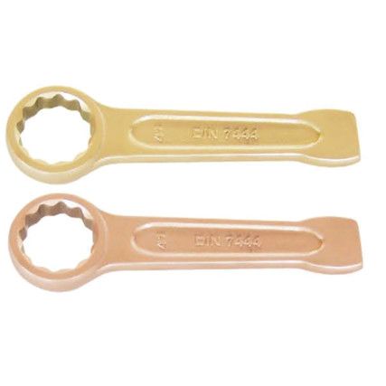 Single End, Non-Sparking Open End Slogging Spanner, 17mm, Metric