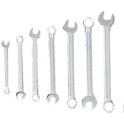 Imperial, Combination Spanner Set, 1/8 - 1/2in., Set of 7, Chrome Vanadium Steel