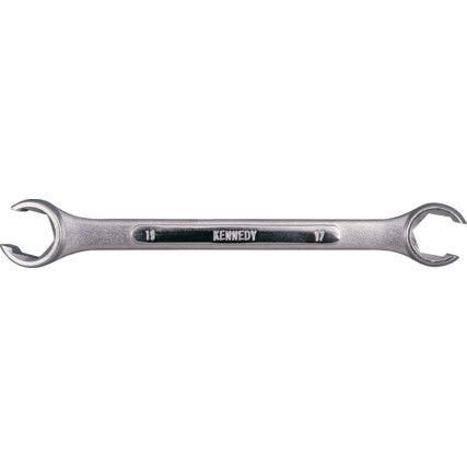 Single End, Ring Spanner, 19 x 22mm, Metric