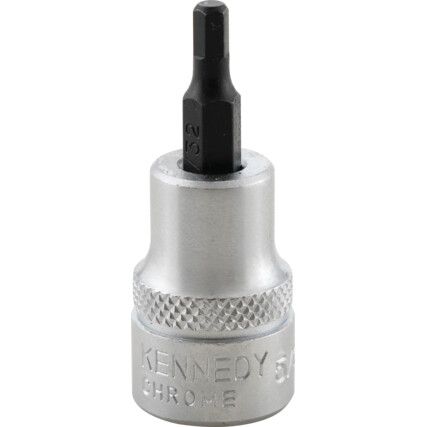 3/8in. Drive,  Hexagon Bit Socket, 5/32in. A/F,  Imperial