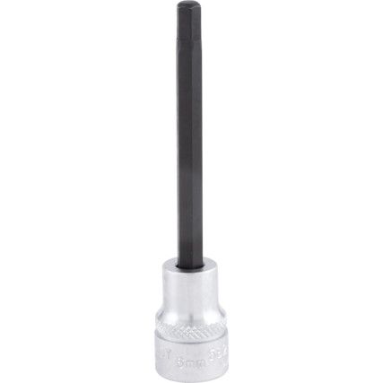 3/8in. Drive,  Hexagon Bit Socket, 6mm,  Metric,  6 Point