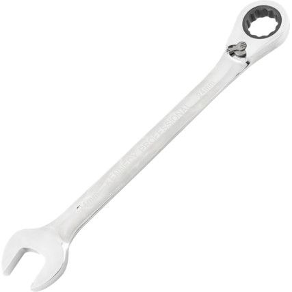 Single End, Ratcheting Combination Spanner, 24mm, Metric