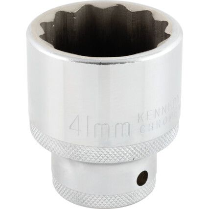 3/4in. Drive,  Bi-Hexagon Socket, 41mm,  Metric,  12 Point