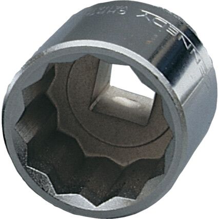 1in. Drive,  Bi-Hexagon Socket, 2in. A/F,  Imperial,  12 Point