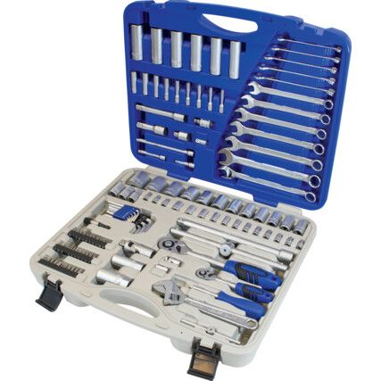 1/2in. & 1/4in. Socket and Spanner Set, Metric, Set of 120