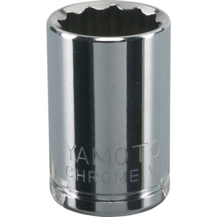 3/8in. Drive,  Bi-Hexagon Socket, 15mm,  Metric,  12 Point