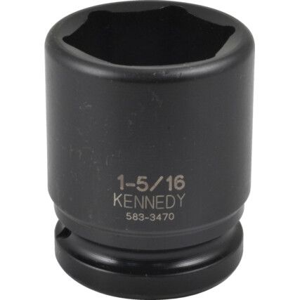 1-1/16" Impact Socket 3/4" Square Drive