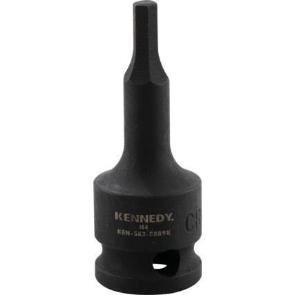 4mm Hex Driver Impact Socket 3/8" Square Drive