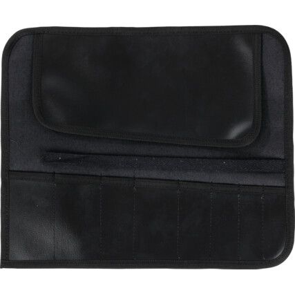 Tool Roll, PVC, Black, 8 Pockets, 390 x 330mm