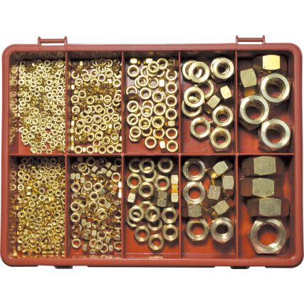 METRIC FULL NUT KIT BRASS