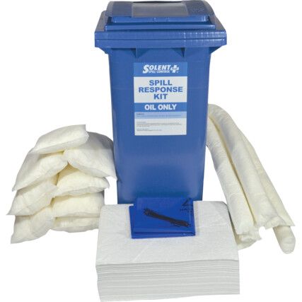 Oil Spill Kit Refill, 120L Per Kit Absorbent Capacity