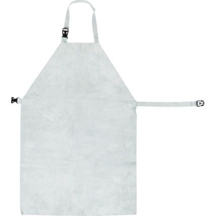 Welders Apron, Grey, Chrome Leather, 24"x36"