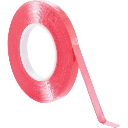 Double Sided Tape, Foam, Clear, 12mm x 10m