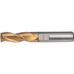 HSS-Co 5% KC3 3* Flute Throwaway Milling Cutters, Weldon Shank: Long Series, Metric - TiN Coated thumbnail-0