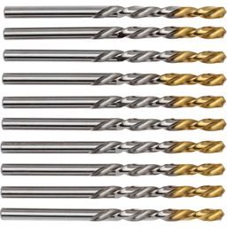 HSS Straight Shank TiN Tipped Jobber Drills (Metric) thumbnail-0