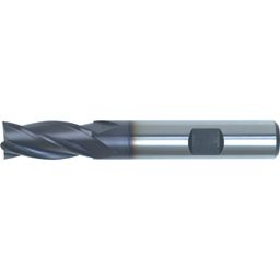 Series 09 HSS-Co 8% Weldon Shank Multi Flute End Mills - TiALN Coated - Metric thumbnail-0