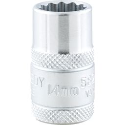 3/8" Bi-Hexagonal Standard Length Sockets, Metric thumbnail-0