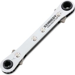 Imperial Double End Ring Ratchet Spanners, Chrome Vanadium Steel, Reversible thumbnail-2