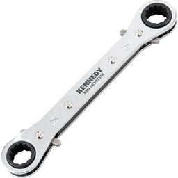 Imperial Double End Ring Ratchet Spanners, Chrome Vanadium Steel, Reversible thumbnail-3